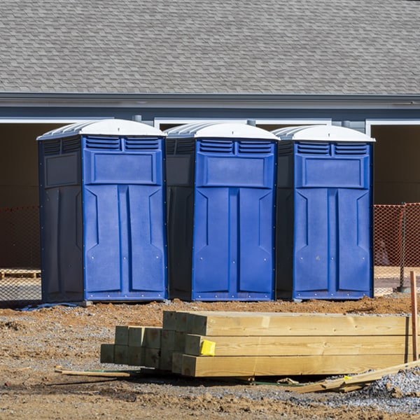what is the maximum capacity for a single porta potty in Stroudsburg PA